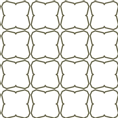 Geometrik şekilli kusursuz desen, vektör illüstrasyonu