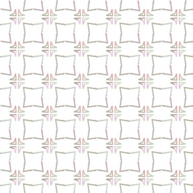 Geometrik şekilli kusursuz desen vektör çizimi