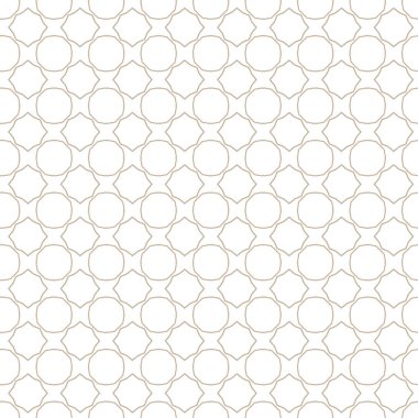 Geometrik şekilli kusursuz desen vektör çizimi