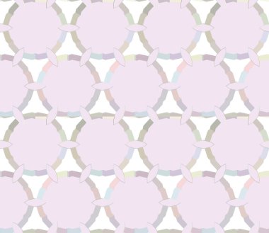 Geometrik şekilli kusursuz desen vektör çizimi