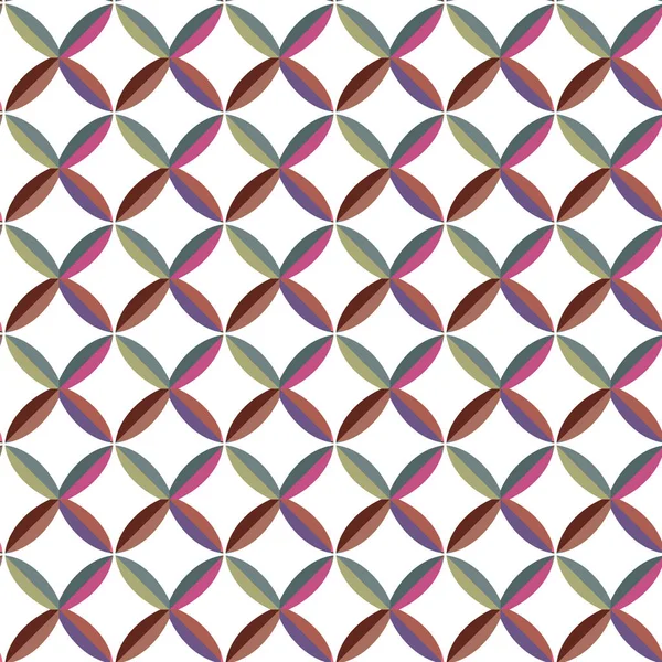 Nahtlose Geometrische Ornamentmuster Abstrakter Hintergrund — Stockvektor