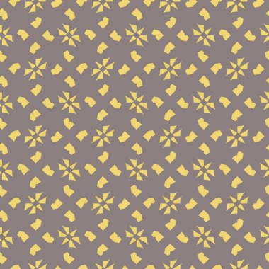 Geometrik şekilli kusursuz desen vektör çizimi