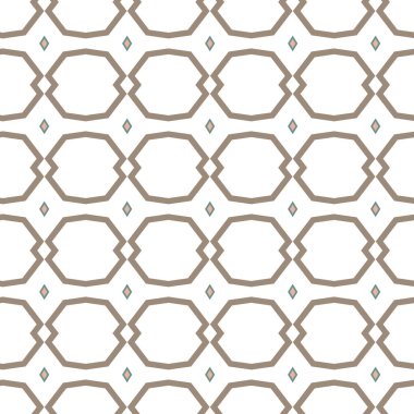 Geometrik şekilli kusursuz desen vektör çizimi