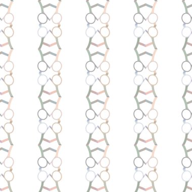 Geometrik şekilli kusursuz desen vektör çizimi