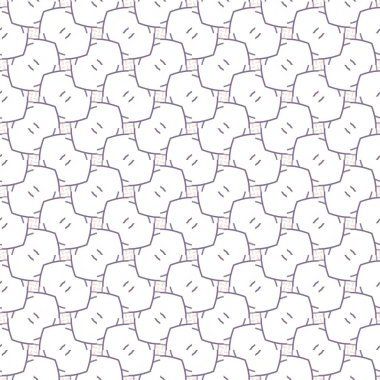 Geometrik şekilli kusursuz desen, vektör illüstrasyonu