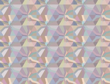 Geometrik şekilli kusursuz desen vektör çizimi