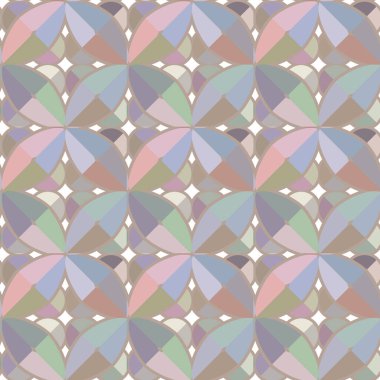 Geometrik şekilli kusursuz desen vektör çizimi