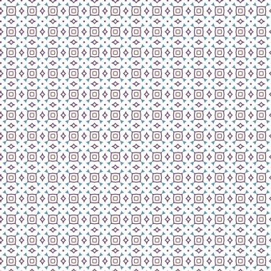 Geometrik şekilli kusursuz desen vektör çizimi