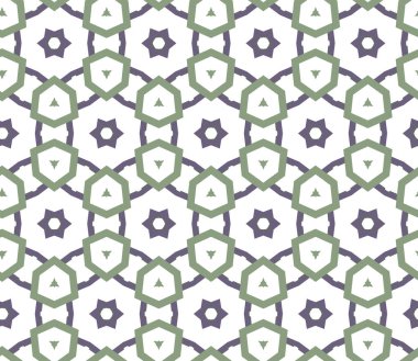 Geometrik şekilli kusursuz desen, vektör illüstrasyonu