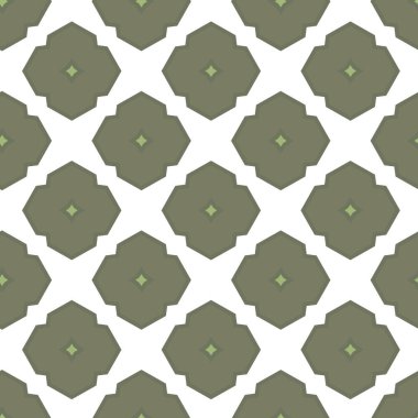Geometrik şekilli kusursuz desen vektör çizimi