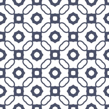 Geometrik şekilli kusursuz desen vektör çizimi