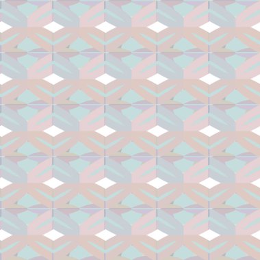 Geometrik şekilli kusursuz desen vektör çizimi