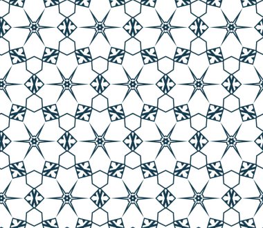 Geometrik şekilli kusursuz desen vektör çizimi
