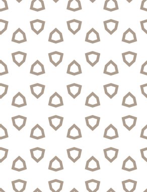 Geometrik şekilli kusursuz desen, vektör illüstrasyonu