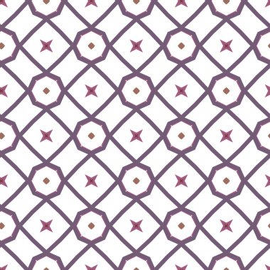 Geometrik şekilli kusursuz desen vektör çizimi