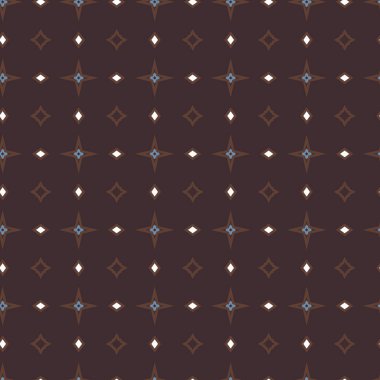 Geometrik şekilli kusursuz desen vektör çizimi