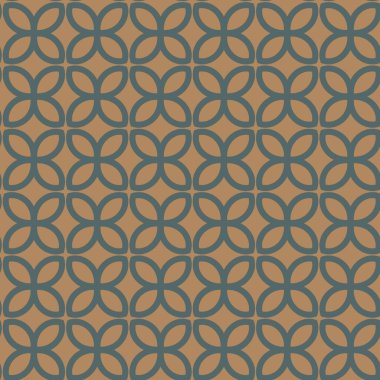 Geometrik şekilli kusursuz desen, vektör illüstrasyonu