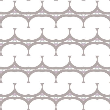 Geometrik şekilli kusursuz desen vektör çizimi