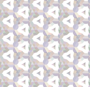 Geometrik şekilli kusursuz desen, vektör illüstrasyonu