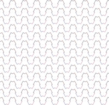 Geometrik şekilli kusursuz desen, vektör illüstrasyonu