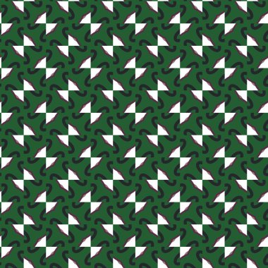 Geometrik şekilli kusursuz desen vektör çizimi