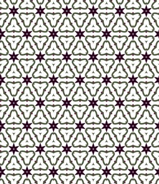 Geometrik şekilli kusursuz desen, vektör illüstrasyonu