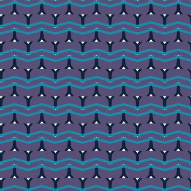 Geometrik şekilli kusursuz desen, vektör illüstrasyonu