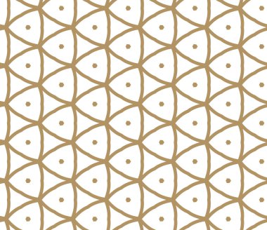 Geometrik şekilli kusursuz desen vektör çizimi