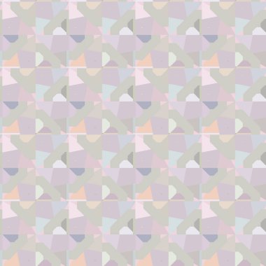 Geometrik şekilli kusursuz desen, vektör illüstrasyonu