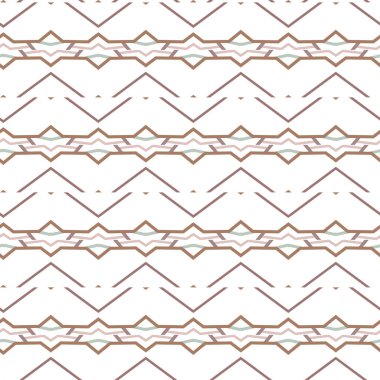 Geometrik şekilli kusursuz desen vektör çizimi