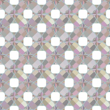 Geometrik şekilli kusursuz desen vektör çizimi