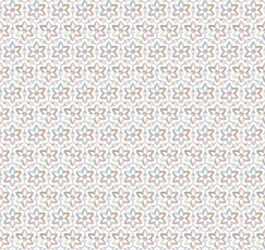 Geometrik şekilli kusursuz desen, vektör illüstrasyonu