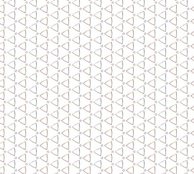 Geometrik şekilli kusursuz desen, vektör illüstrasyonu