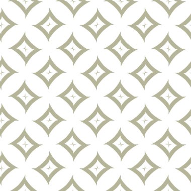 Geometrik şekilli kusursuz desen, vektör illüstrasyonu