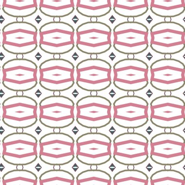 Geometrik şekilli kusursuz desen vektör çizimi