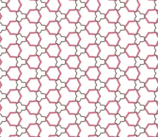 具有几何形状的无缝图案 矢量插图 — 图库矢量图片