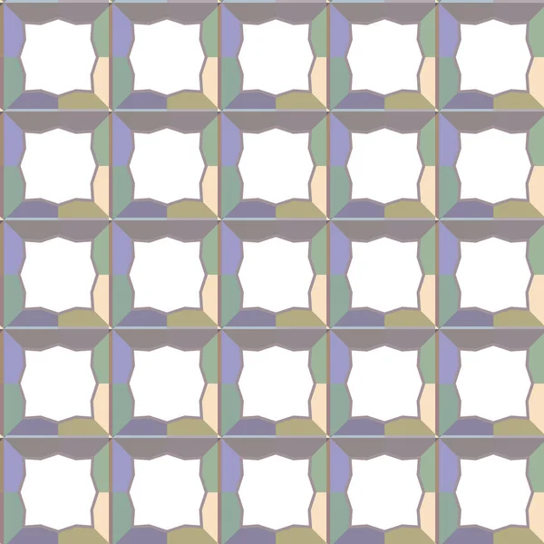 Patrón Ornamental Geométrico Sin Costuras Fondo Abstracto — Vector de stock