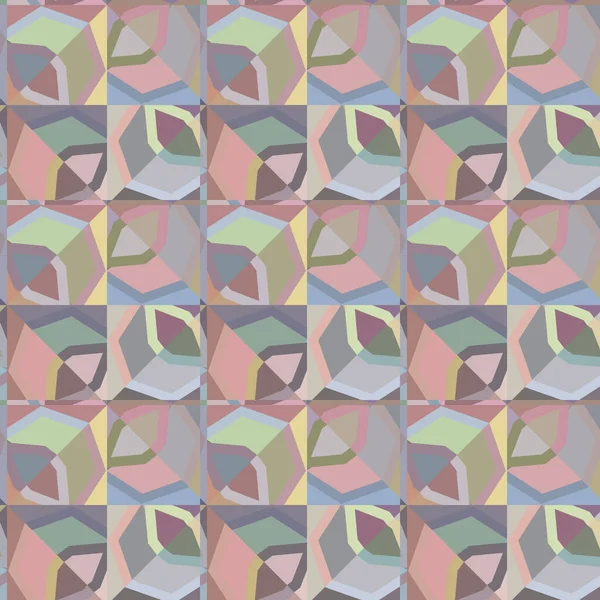 Patrón Ornamental Geométrico Sin Costuras Fondo Abstracto — Vector de stock