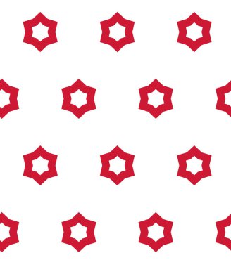 Geometrik şekilli kusursuz desen, vektör illüstrasyonu