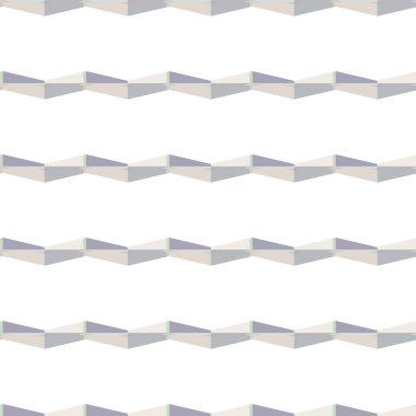 Geometrik şekilli kusursuz desen, vektör illüstrasyonu