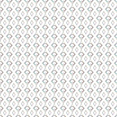 Geometrik şekilli kusursuz desen, vektör illüstrasyonu