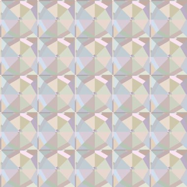 Geometrik şekilli kusursuz desen vektör çizimi