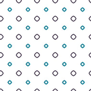 Geometrik şekilli kusursuz desen, vektör illüstrasyonu