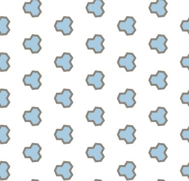 Geometrik şekilli kusursuz desen vektör çizimi