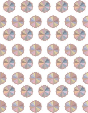 Geometrik şekilli kusursuz desen vektör çizimi