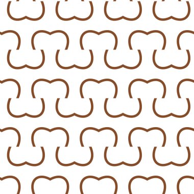 Geometrik şekilli kusursuz desen, vektör illüstrasyonu