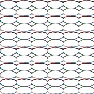 Geometrik şekilli kusursuz desen vektör çizimi