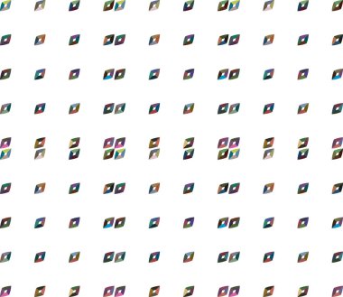 Geometrik şekilli kusursuz desen vektör çizimi