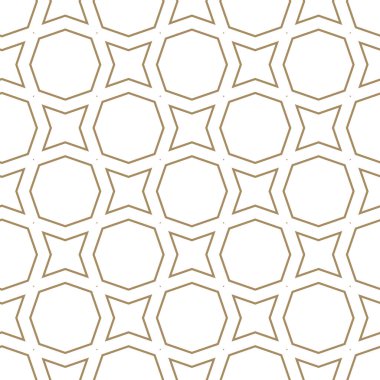 Geometrik şekilli kusursuz desen, vektör illüstrasyonu