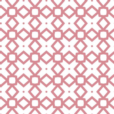 Geometrik şekilli kusursuz desen vektör çizimi